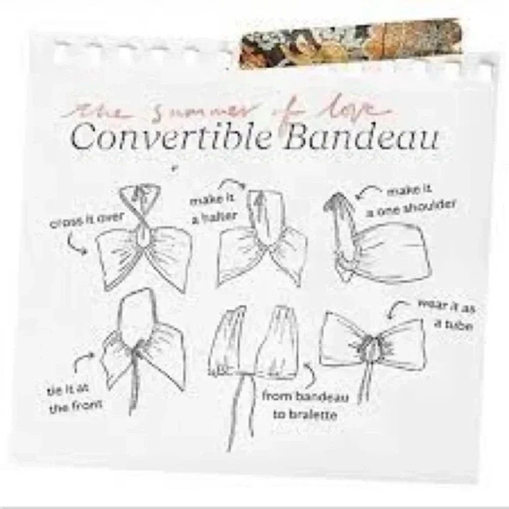 ❄️ Free People | Summer of Love Convertible Bandeau Natural Various Sizes